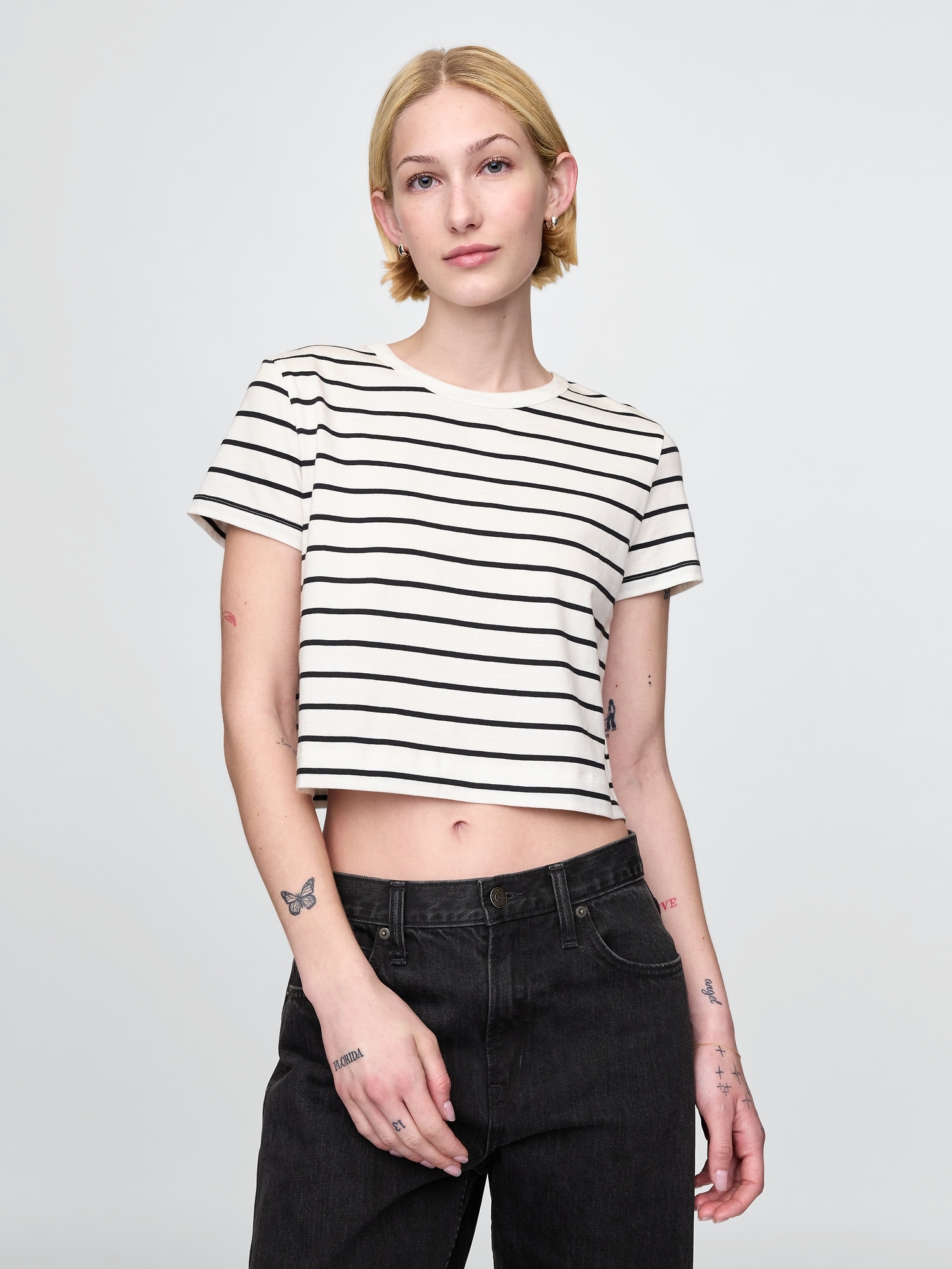 Organic Cotton VintageSoft Crop T-Shirt