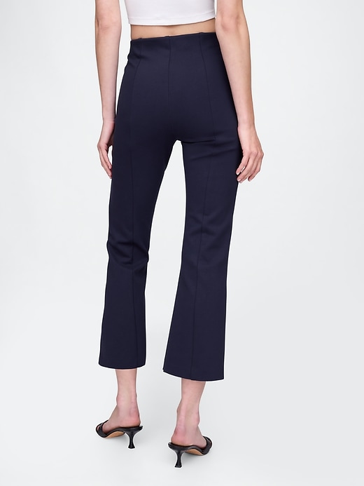 Image number 4 showing, High Rise Double Knit Crop Kick Pants