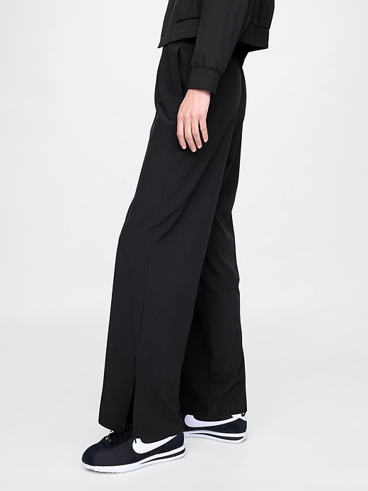 Image number 3 showing, GapFit Tech High Rise Split-Hem Pants