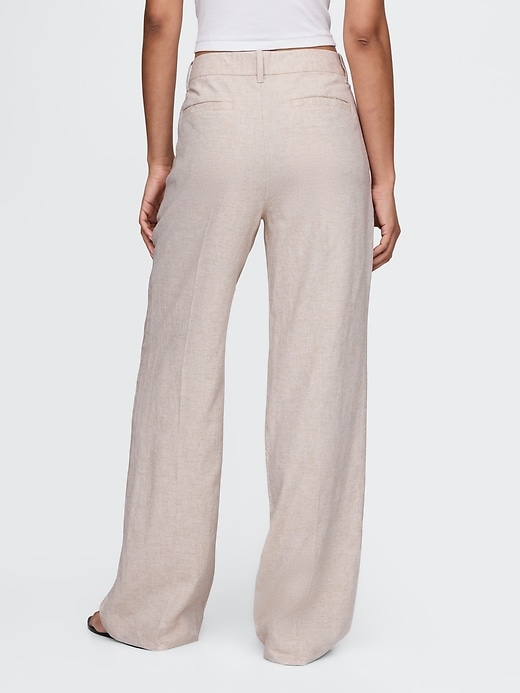 Image number 4 showing, 365 Low Rise Linen-Blend Trousers
