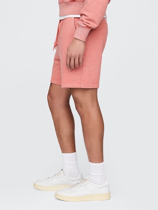 L'image numéro 4 présente Short en jersey bouclette épais