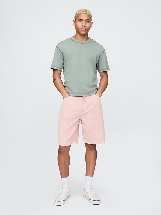 Image number 1 showing, Washed Corduroy Shorts