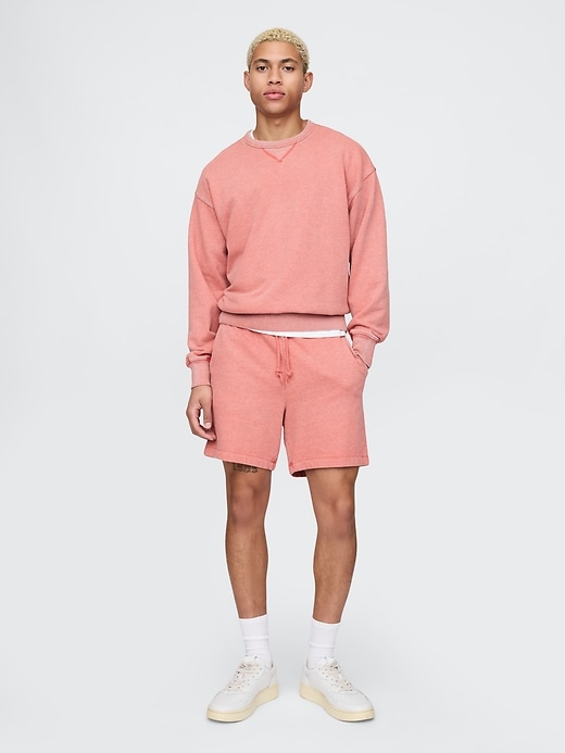 L'image numéro 1 présente Short en jersey bouclette épais