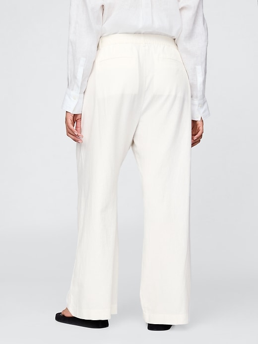 Image number 6 showing, 365 High Rise Linen-Blend Trousers