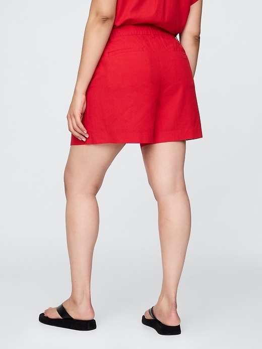 Image number 6 showing, 365 High Rise Linen-Blend Shorts