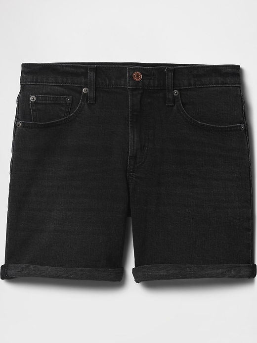 Image number 7 showing, 5" Mid Rise Denim Girlfriend Shorts