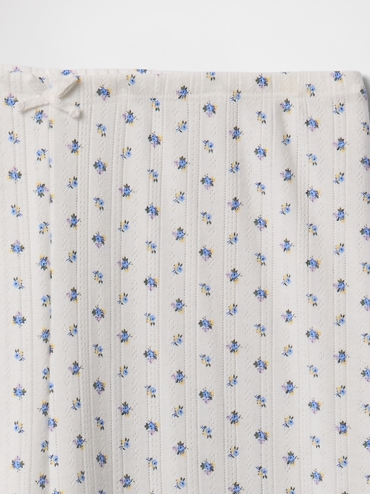 Image number 2 showing, Pointelle Crop PJ Pants