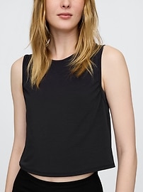 Image number 4 showing, GapFit Breathe Crop Muscle Tank Top
