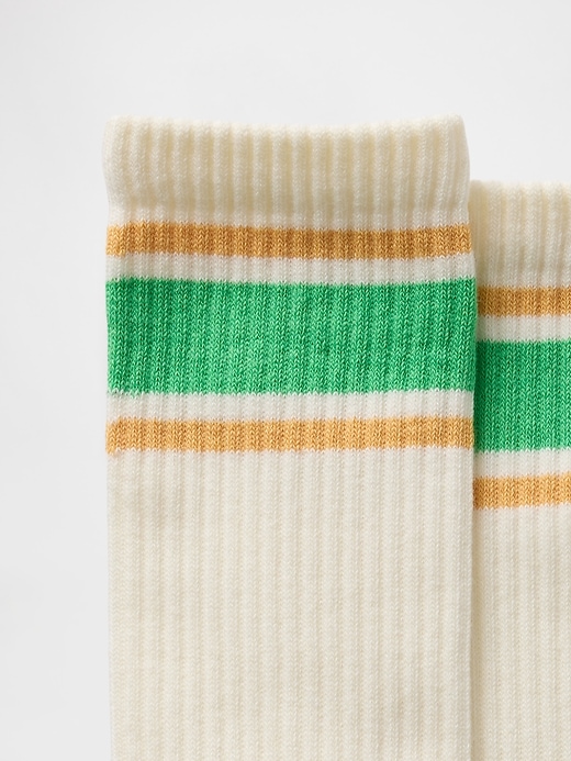 Image number 2 showing, Chunky Rib Crew Socks