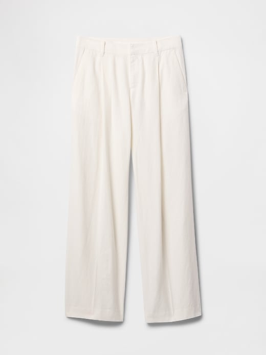 Image number 7 showing, 365 Low Rise Linen-Blend Trousers