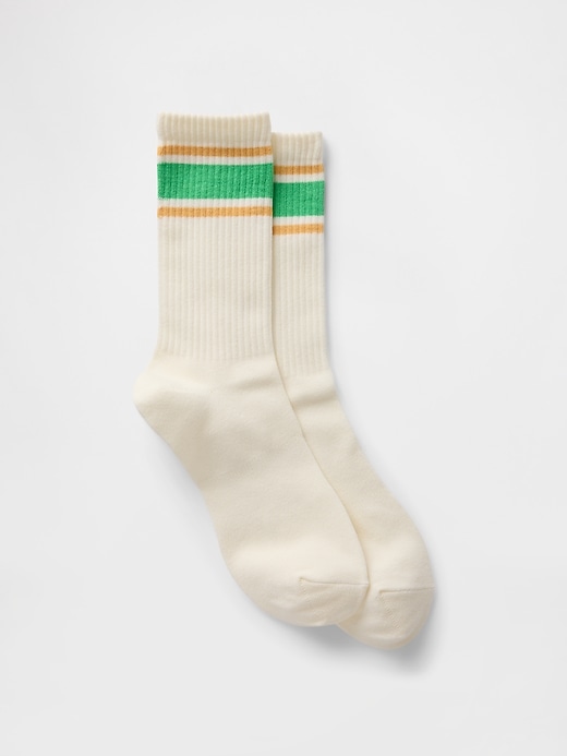 Image number 1 showing, Chunky Rib Crew Socks