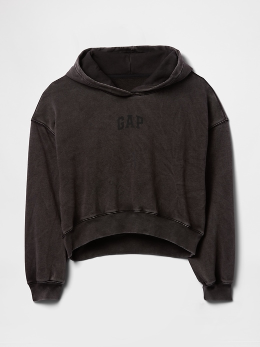 Image number 4 showing, VintageSoft Crop Logo Hoodie