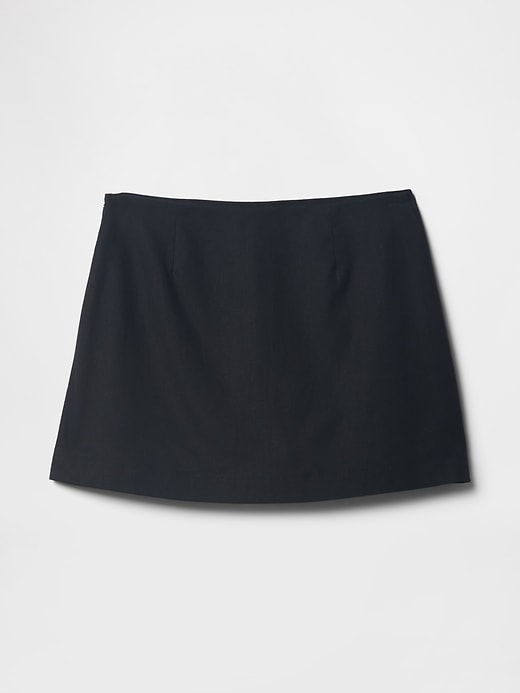 Image number 4 showing, Linen-Blend Mini Skort