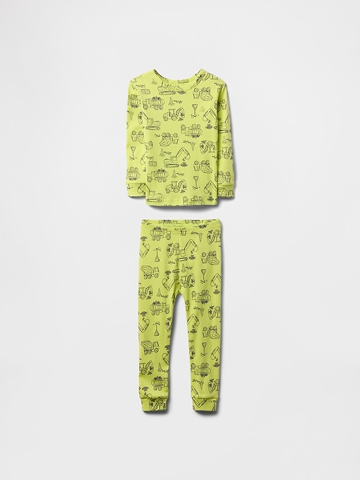 Image number 1 showing, Baby & Toddler Organic Brushed Cotton PJ Set