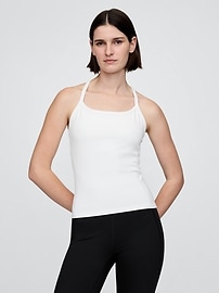Image number 1 showing, GapFit Smooth Racerback Tank Top