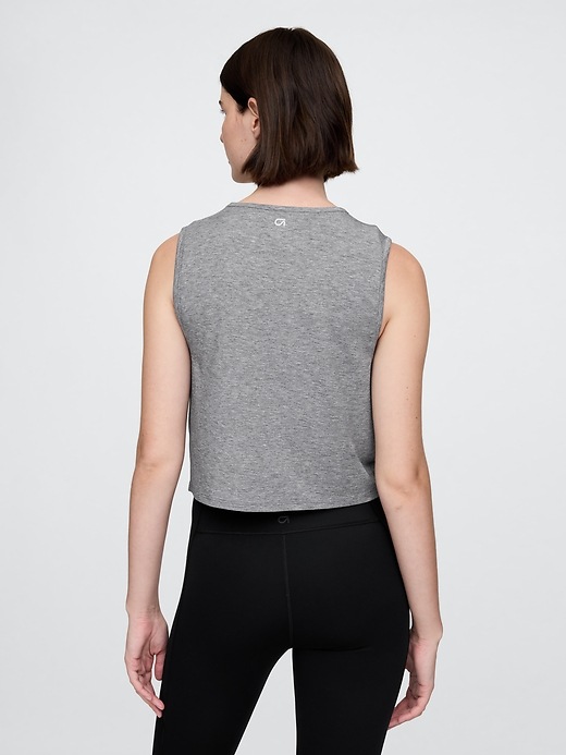 Image number 2 showing, GapFit Breathe Crop Muscle Tank Top