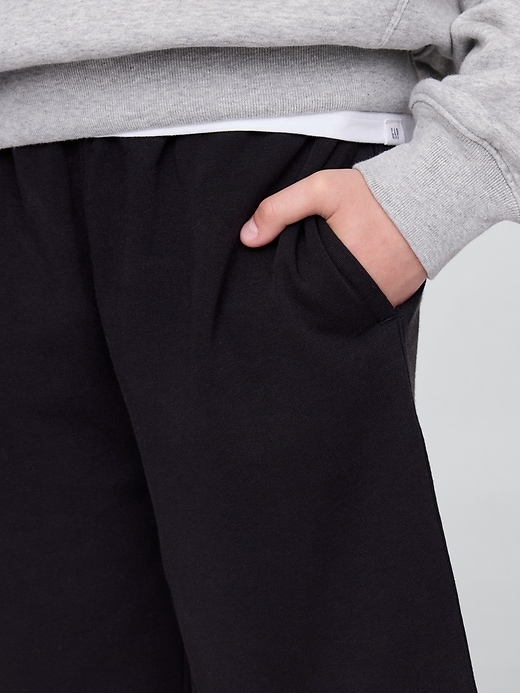 L'image numéro 5 présente Short ballon en coton ouaté VintageDoux pour Enfant, entrejambe de 21,5 cm