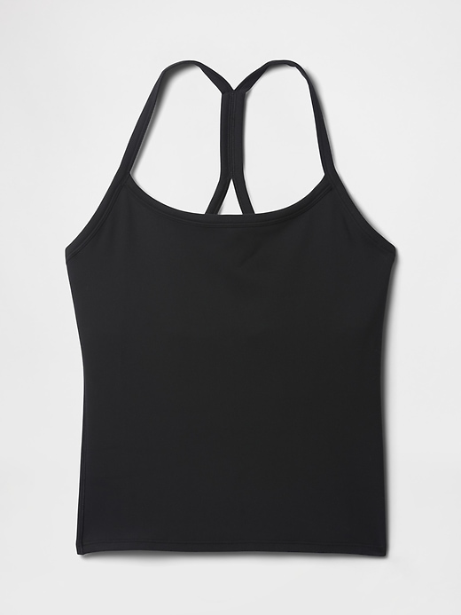 Image number 4 showing, GapFit Smooth Racerback Tank Top