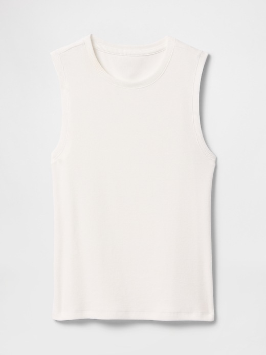 Modern Rib High-Neck Top | Gap