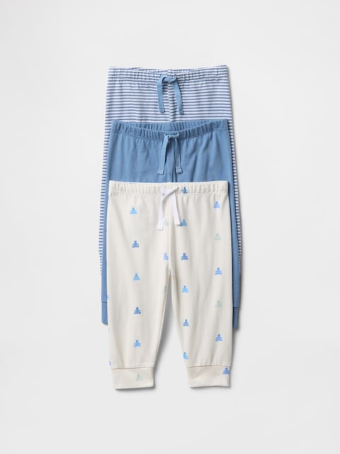 PANTALON PREMIERS ESSENTIELS EN COTON BIOLOGIQUE POUR BÉBÉ (PAQUET DE 3)