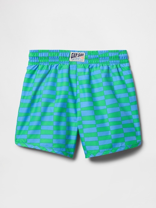Baby Toddler Recycled Dolphin Hem Swim Trunks