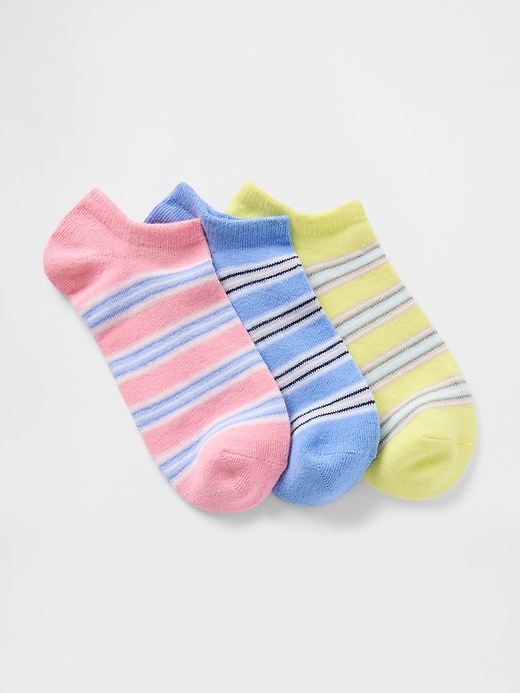 Image number 1 showing, Kids No Show Socks (3-Pack)