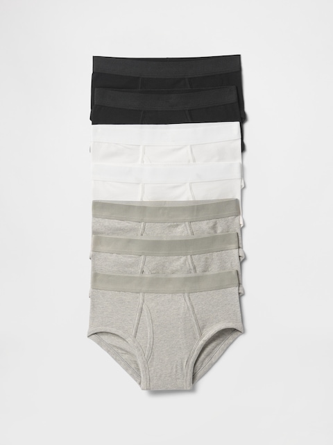 Kids Organic Stretch Cotton Briefs (7-Pack)