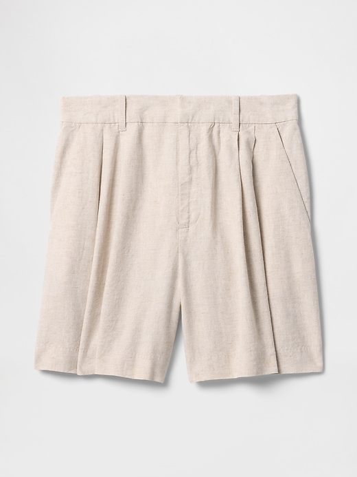 Image number 7 showing, 365 High Rise Linen-Blend Shorts
