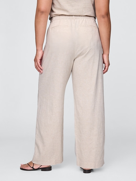 Image number 6 showing, 365 High Rise Linen-Blend Trousers