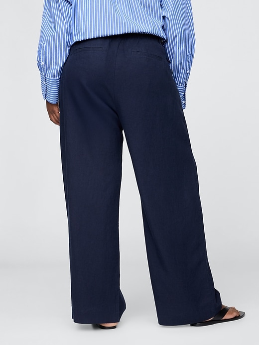 Image number 6 showing, 365 High Rise Linen-Blend Trousers