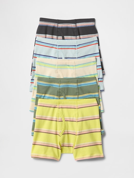 Image number 1 showing, Kids Organic Cotton Briefs (5-Pack)