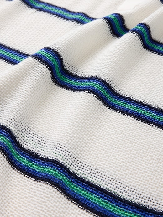 Image number 4 showing, Textured Crochet Polo Sweater