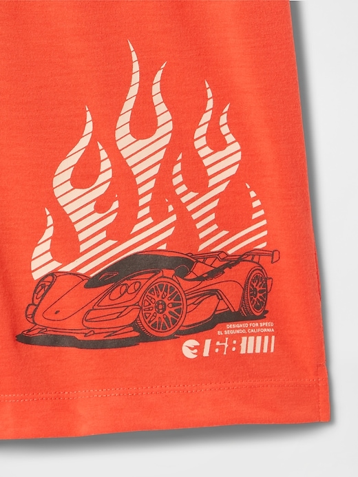 L'image numéro 3 présente Short de pyjama en matière recyclée Hot Wheels pour Enfant