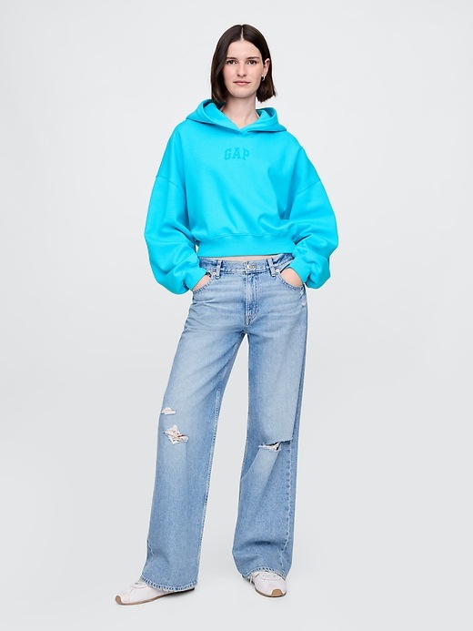 Pull à Capuche Femme Gap – Rose, Taille M – Coton – Bon état