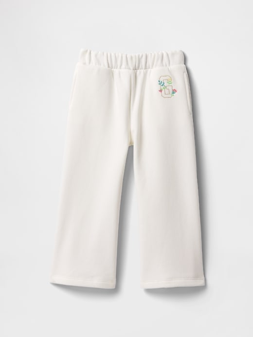 Image number 1 showing, Baby & Toddler VintageSoft Wide-Leg Sweapants