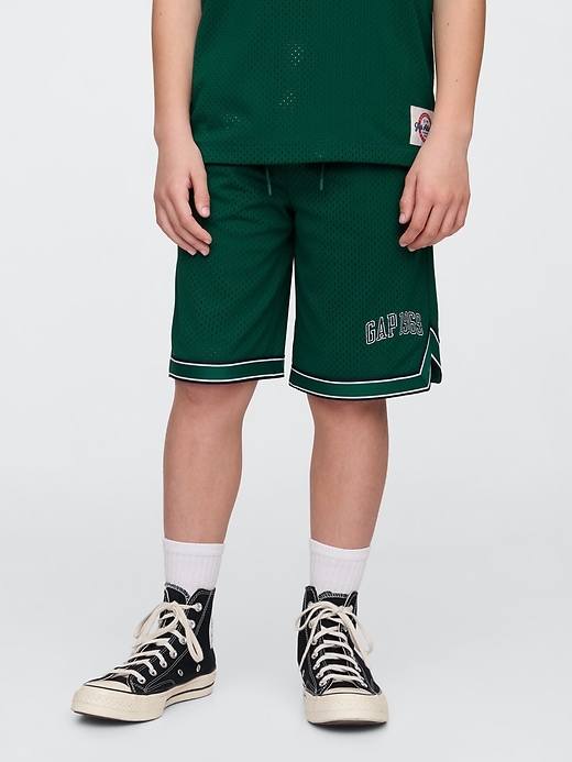 Image number 4 showing, Kids GapFit 8.5" Mesh Pull-On Shorts
