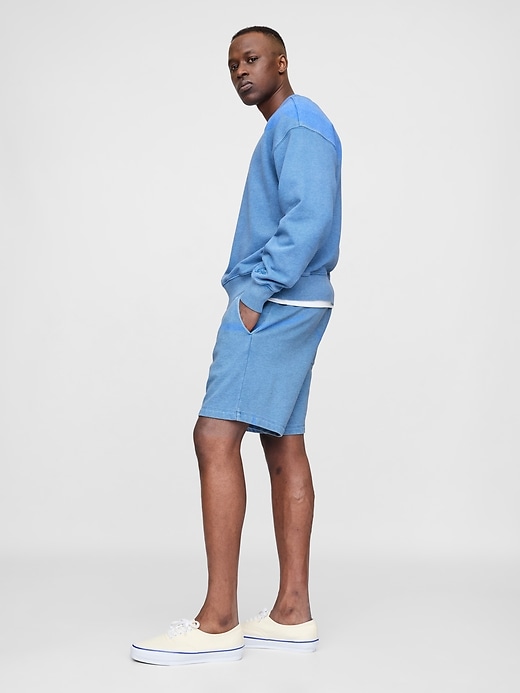 L'image numéro 4 présente Short en jersey bouclette épais