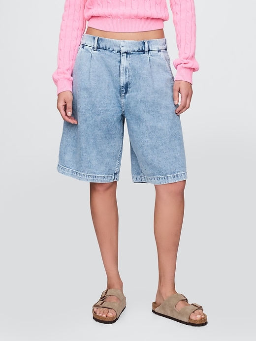 L'image numéro 2 présente Short tailleur 365 long à taille haute Douceur suprême