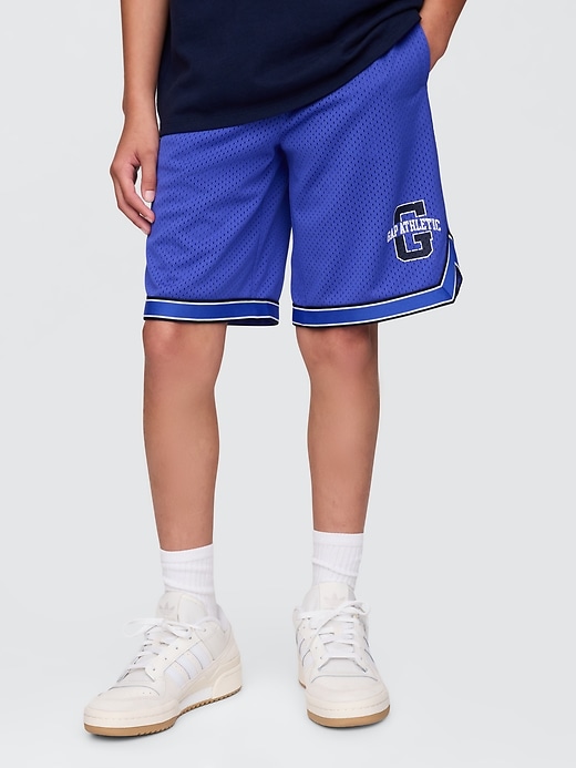 Image number 4 showing, Kids GapFit 8.5" Mesh Pull-On Shorts