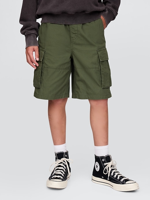 Image number 3 showing, Kids 7.5" Ripstop Easy Cargo Shorts