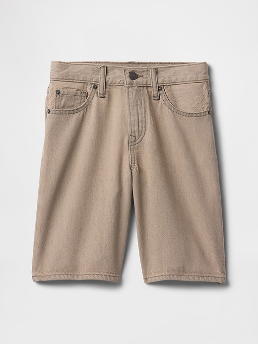 L'image numéro 2 présente Short coupe ample années 1990 en denim Douceur suprême pour Enfant