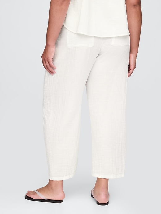 Image number 6 showing, Cotton Gauze Easy Barrel Pants