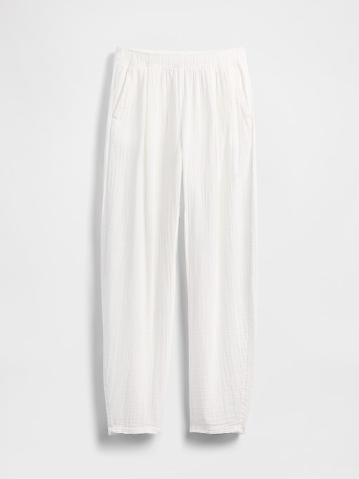 Image number 7 showing, Cotton Gauze Easy Barrel Pants
