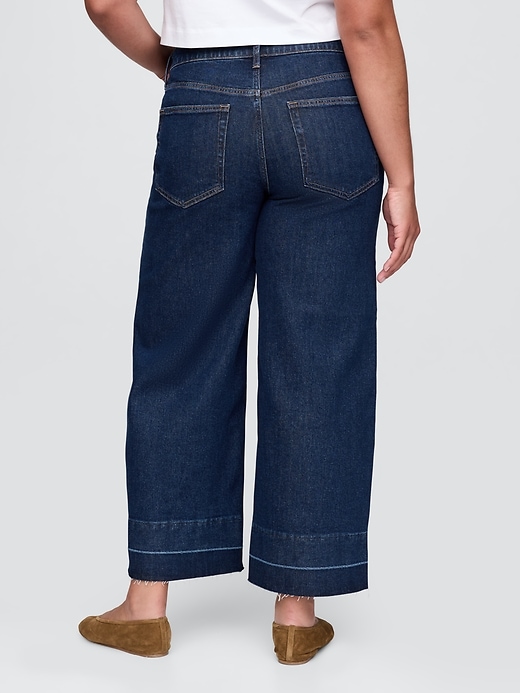 Image number 6 showing, High Stride Wide-Leg Ankle Jeans