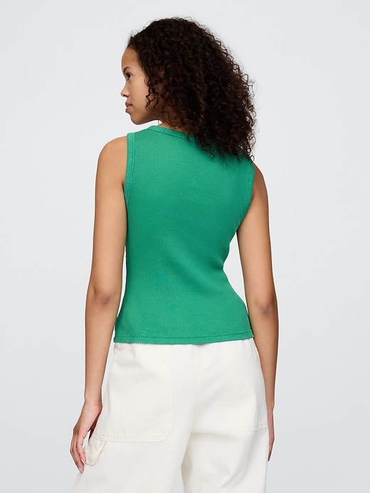 Image number 3 showing, Rib Scoop Tank Top