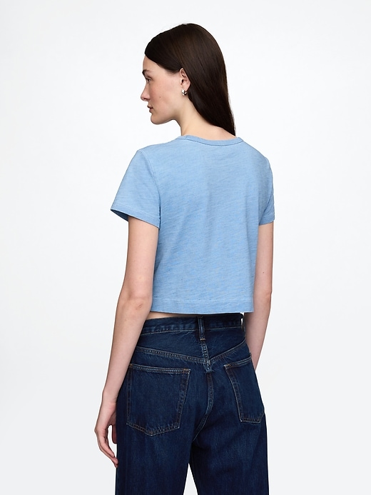 Image number 3 showing, Organic Cotton VintageSoft Crop T-Shirt