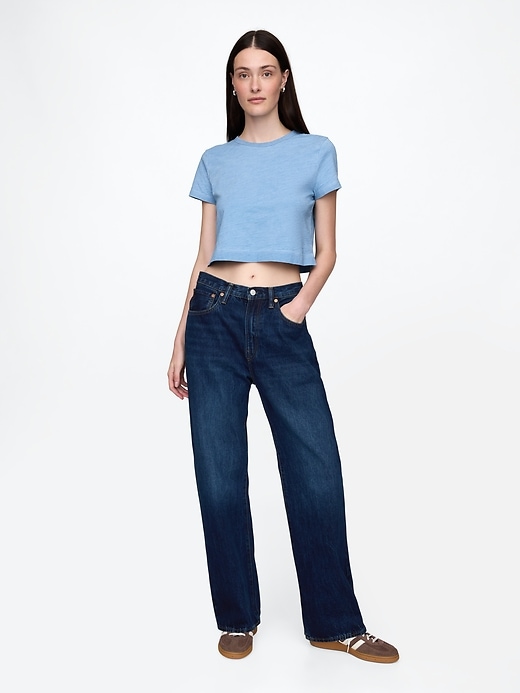 Image number 2 showing, Organic Cotton VintageSoft Crop T-Shirt