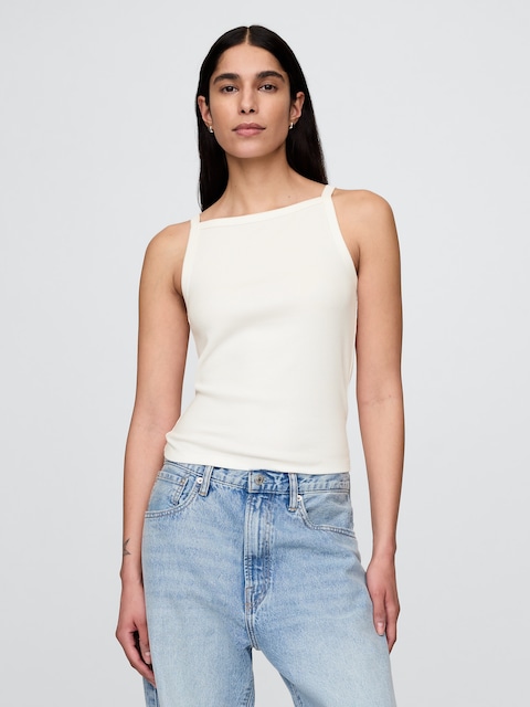 CAMISOLE MODERNE À COL TABLIER