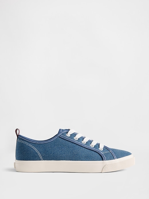 Image number 1 showing, Kids Denim Sneakers