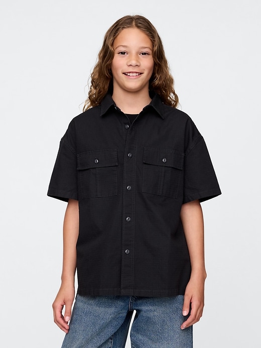 Image number 1 showing, Kids Ripstop Utility Shirt